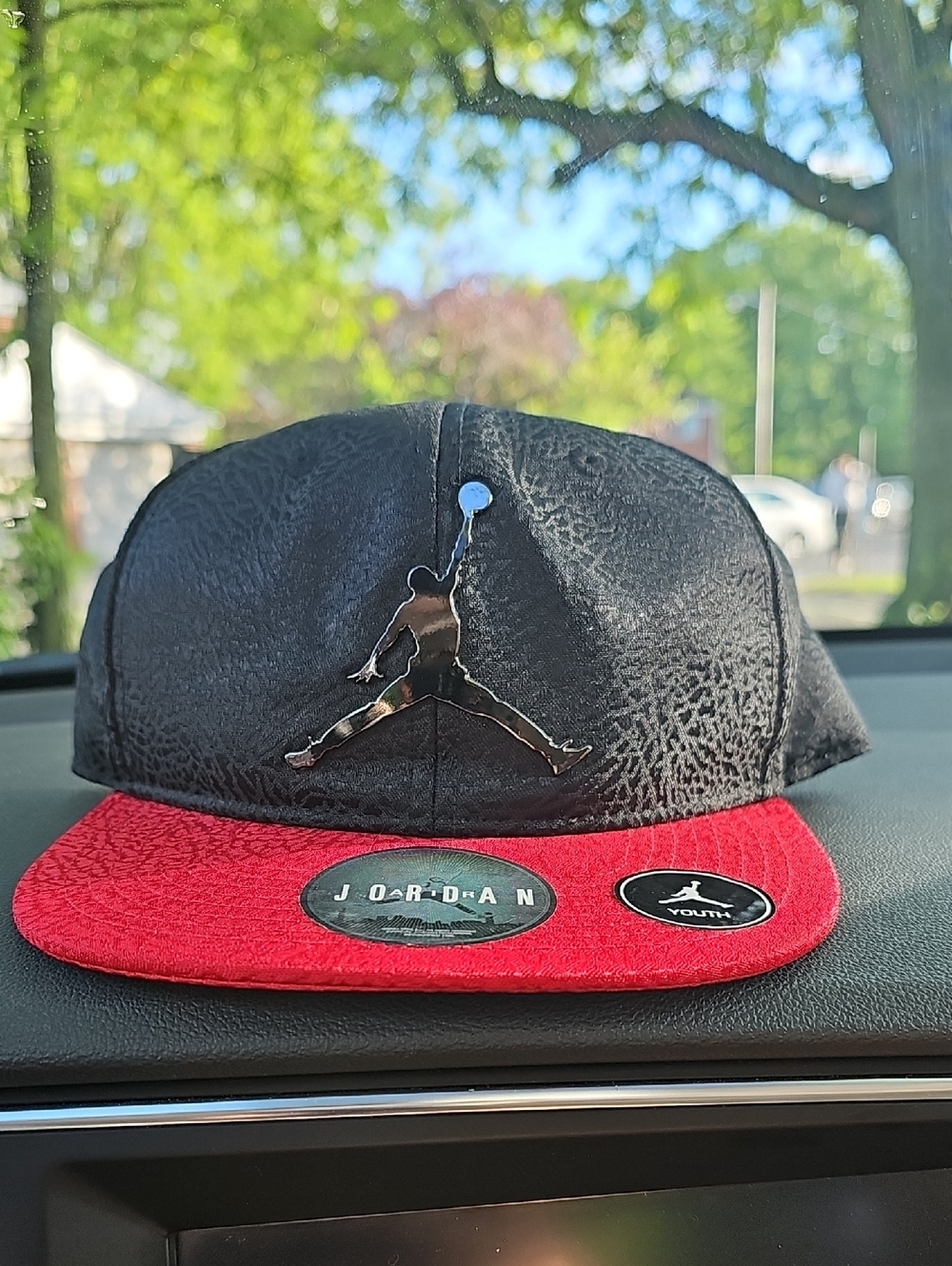 Jordan Jumpman‎ Black Red Hat Youth